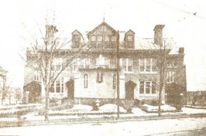 1st school building with chapel